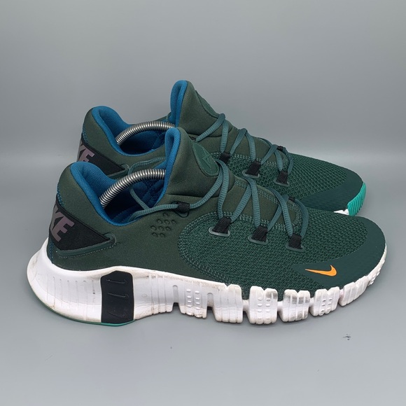 Nike Free Metcon 4 Green Teal Training Shoes CT3886-393\u200e Men's Sz 12